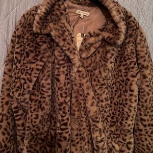 Democracy Fur & Faux Fur Jacket